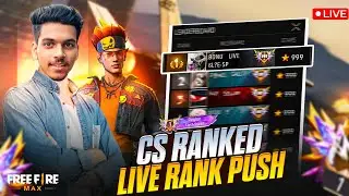 DAY - 21 🛑[ LIVE ] NEW SEASON CS RANK 🏆🗿 REGION TOP 1 PUSH GARENA - FREEFIRE !!
