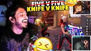 S8UL 5v5 mein sirf 1 maksad .... KNIFE KAROOO 😈🔪