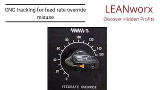 CNC tracking for feed rate override misuse