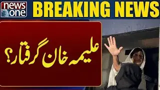 Imran Khan Sister Aleema Khan Arrested ? | Latest Breaking News | News One