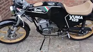Ultimate 1970's 125cc Fastest and Most Expensive Motorbike Aspes Yuma Preparing to start it