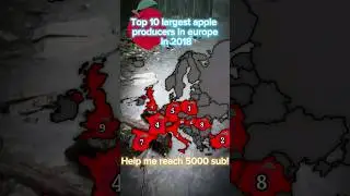 Top 10 largest apple producers in europe in 2018