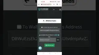 withdrawal of xvg coin into binance app proof
