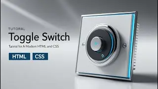 Animated Toggle Button With Smooth Transitions Using Only HTML & CSS.