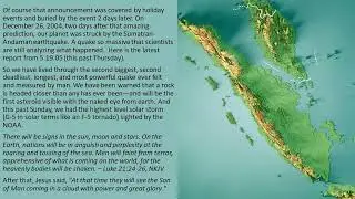 THE BIG ONE ON THE HORIZON--God Warns of the Mega-Quakes To Come