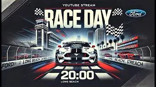 IRacing + 3DOF + QUEST 3 VR. 160 min IMSA Long Beach Street Circuit