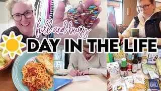 BUSY DAY IN THE LIFE OF A WORKING MOM ☀️ GETTING WORK DONE AND MAKING SPAGHETTI! 🍝