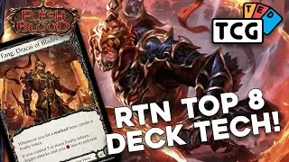 Flesh and Blood: Deck Tech - Top 8 RTN Fang with Nate #fabtcg
