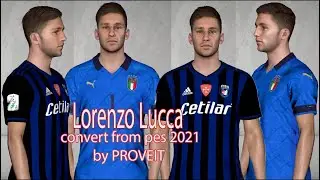 LORENZO LUCCA FROM PES 2021 TO PES 2017