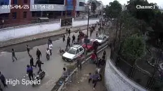 Dharahara Collapse Live CCTV Footage ||  Nepal Earthquake