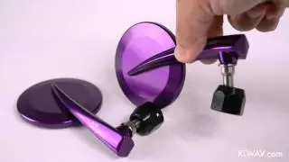 KiWAV- Round65N bar end Mirror -pair