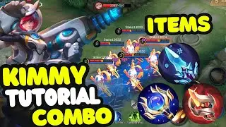 Best Hero Mage Tips Series!! Kimmy Combo Skill Tutorial, Items List and Gameplay MLBB