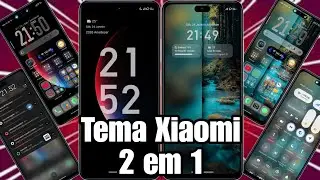 Personaliza&ccedil;&atilde;o Tema Xiaomi 2 em 1 &Iacute;cones e Control Center Liquid Glass@CiclopeTech
