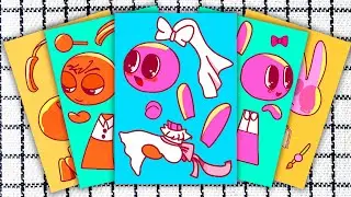 Incredibox Sprunki Sinner Edition But PINKI x OREN HAPPY ENDING SUS MOD | DIY PAPER STICKER #sprunki