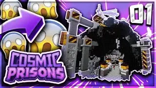 THIS MINE IS INSANE + METEOR SHOWER!? - Cosmic Prisons [Ep.1]