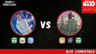 Bo3 Leia 🟦 vs Boba 🟩 Star Wars UNLIMITED