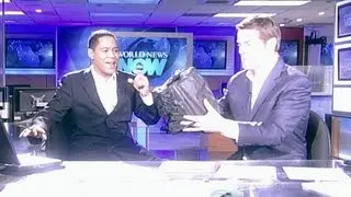 Anchors Survive Meteor in the ABC News Studios