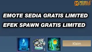 BATTLE EMOTE SEDIA GRATIS LIMITED + EFEK SPAWN GRATIS LIMITED | MOBILE LEGENDS | MLBB |MLBBIDCREATOR