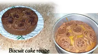 Biscuit cake recipe / How to make biscuit cake / #nurisakitchen 