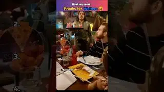 Some pranks for waiters #rankingvideo #funny #funnyvideos #youtubeshorts #viral