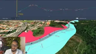 Como BIM modelar uma planejamento de traçado de estrada em BIM com o Software Autodesk InfraWorks.