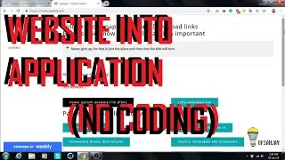 WOW!! Convert website into app like Facebook app (Android, IOS) No CODING Free of cost