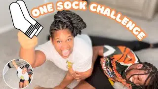 ONE SOCK CHALLENGE (Pre got dumped with ice water) | Vlogtober day 8 |