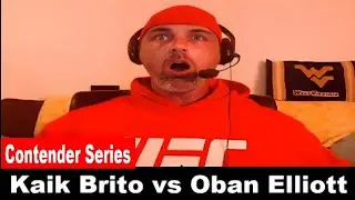 Dana White's Contender Series: Kaik Brito vs Oban Elliott REACTION