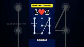couple pattern lock😍  #pattern #viral #short