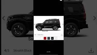 #Scerpio #classic #colour option #Mahindra# Scorpio#Black Scorpio #viral #love #Car #Suv @Suvs info