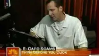 Jim Stickley Demonstrates Electronic Greeting Card Scams [TV]