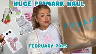 PRIMARK HAUL FEBRUARY 2025 | Valentine&rsquo;s Day collection, new in Spring 🌸🍓💋🎀