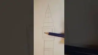 How to Draw Big Ben Clock Tower