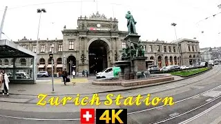 Tour around Zurich Train Station 🇨🇭 Switzerland Village tour