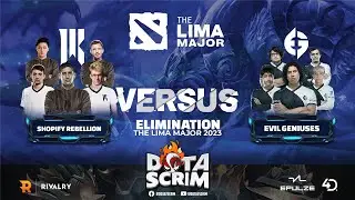 Shopify Rebellion vs Evil Geniuses - Lima Major 2023 - Playoffs - Elimination - Game Highlights -BO3