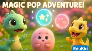 Momo&rsquo;s Magic Pop Adventure! | Baby Dino Bubble Surprise | EduKid Galaxy
