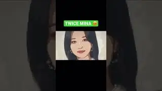 TWICE MINA | Minecraft Pixel Art 😍 #shorts