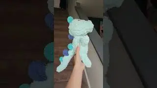 BEST SELLER CHUNKY DINO ANIMAL PLUSHIE ! HANDKNIT, FINGERKNIT, CHUNKY KNIT #tutorial