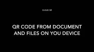 QR code from documents on you iPad or iPhone