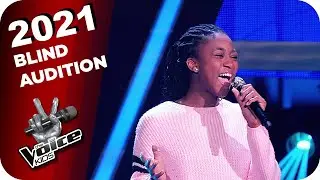 Rihanna - FourFiveSeconds (Saralynn) | The Voice Kids 2021 | Blind Auditions