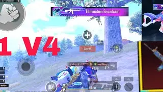 BGMI 1 V4 CALICH HAKER VS ME#pubgmobile #gaming #mortal #viral #scout