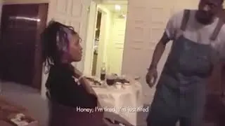 Whitney Houston and Bobby Brown acting like Ike and Tina Turner