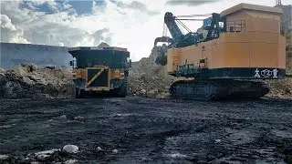 Dumper truck NCL Khadiya Project Coal India | Coal Mines