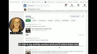 New LinkedIn Activity Section Format - February 2023