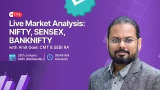 🔴 LIVE Market Analysis | 28th Jan 2026, 8:45AM | Amit Goel | Upstox