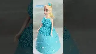 Elsa cake , Frozen cake decoration ideas #shorts