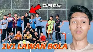 1v1 LAWAN BOLA DENGAN 50 BUDAK! ft. TALENT BARU