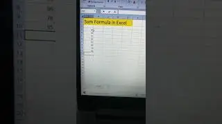 Sum Formula in Excel. #Excel
