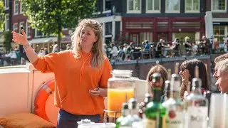 Canal Booze Cruise in Amsterdam, Netherlands