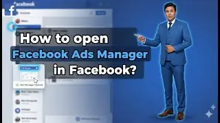 How to open Ads Manager in Facebook?